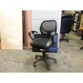 Black Mesh Back Rolling Task Chair with Arms